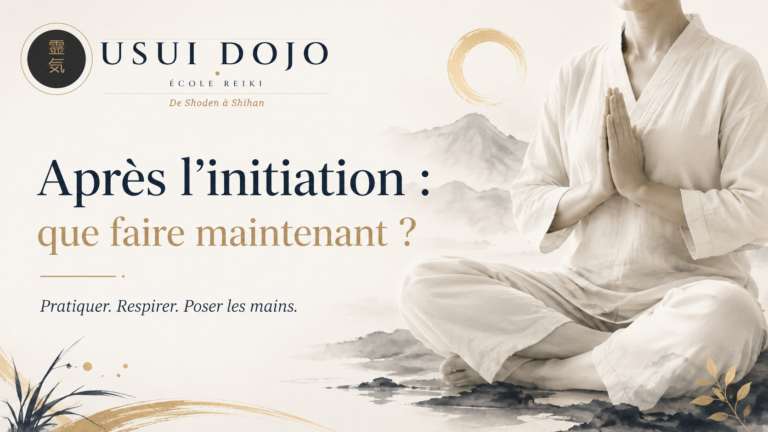Après l’initiation : que faire maintenant ?