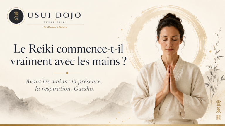 Le Reiki commence-t-il vraiment avec les mains ?